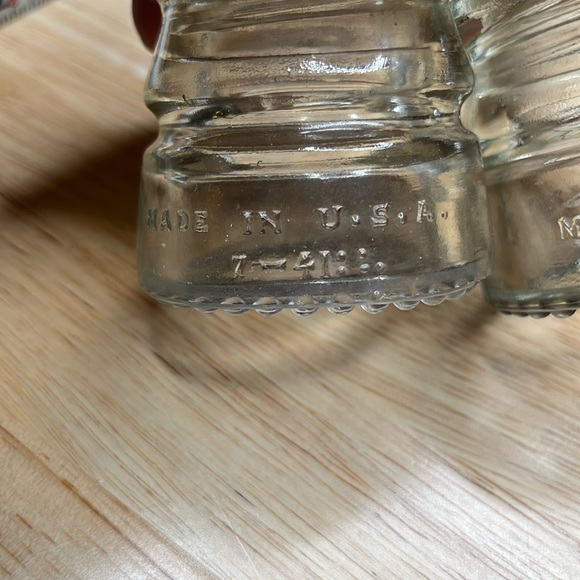 Vintage Hemingray 12 Clear Glass Insulator - Picture 5 of 15